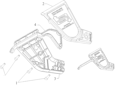 Squeezebox Diagram and Parts List for 12AVO23Z752 2022 Yard Machines Lawn Mower